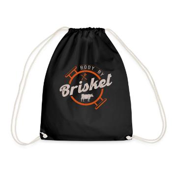Smokoligist, BBQ, Grill, - Turnbeutel - Schwarz - Vorne