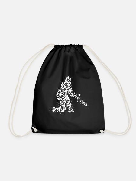 Cricket - Drawstring Bag - black