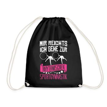 RSG Turnen Rhythmische Sportgymnastik - Turnbeutel - Schwarz - Vorne