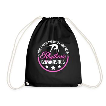 Rhythmic Gymnastics - Drawstring Bag - black - Front