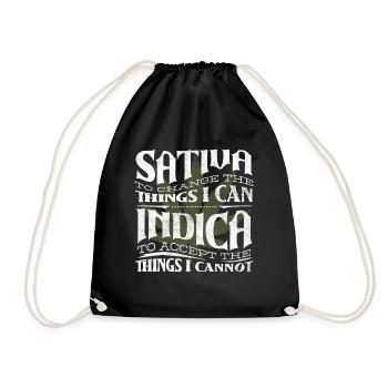 Sativa, Um Die Dinge Zu Ändern, Die Ich Kann - Turnbeutel - Schwarz - Vorne