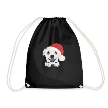 Chihuahua Joyeux Noël - Sac de sport léger - noir - Devant