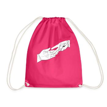 Sac de ciseaux en pierre - Sac de sport léger - fuchsia - Devant