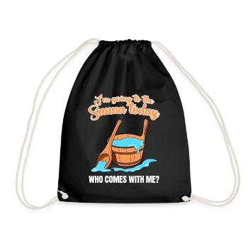 Sauna Sauna Saunistes Saboniste - Sac de sport léger - noir - Devant