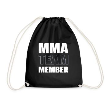 Mma Team - Turnbeutel - Schwarz - Vorne