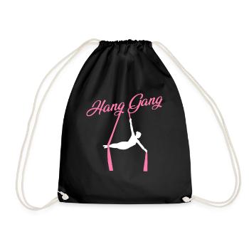 Air winner. Air silk - Drawstring Bag - black - Front