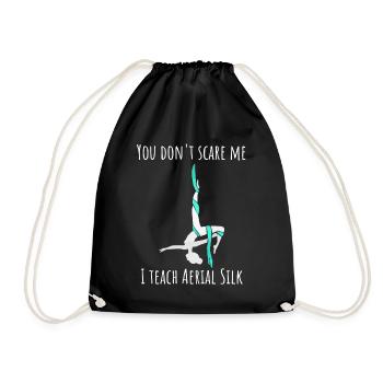 Air winner. Air silk - Drawstring Bag - black - Front