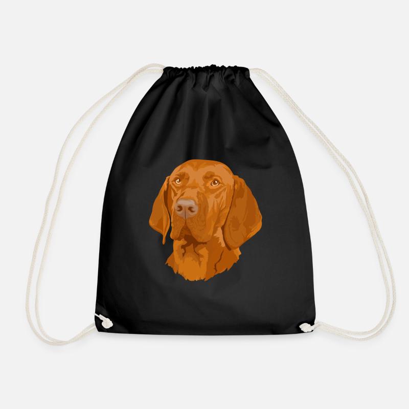 Magyar Vizsla Kurzhaariger Ungarischer Vorstehhund - Turnbeutel - Schwarz