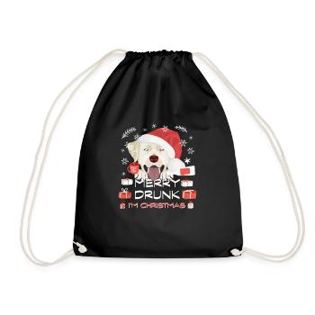 Marché de Noël du Labrador - Sac de sport léger - noir - Devant