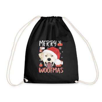 Joyeux Noël Labrador - Sac de sport léger - noir - Devant