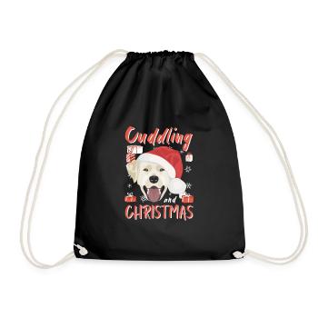 Joyeux Noël Labrador - Sac de sport léger - noir - Devant