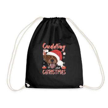 Joyeux Noël Labrador - Sac de sport léger - noir - Devant