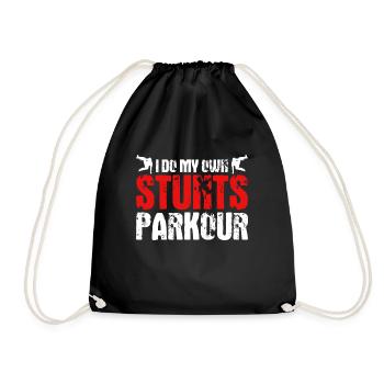 Parkour Cadeau Freerunning Parkour Runner - Sac de sport léger - noir - Devant