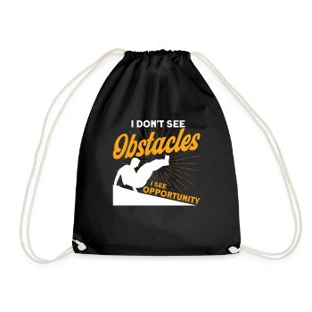 Parkour Cadeau Freerunning Parkour Runner - Sac de sport léger - noir - Devant