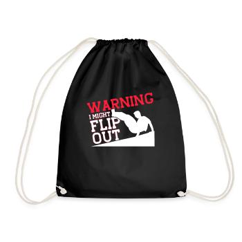 Parkour Cadeau Freerunning Parkour Runner - Sac de sport léger - noir - Devant