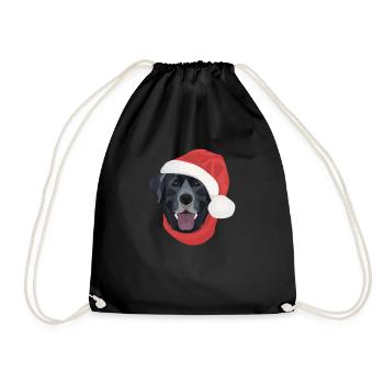 Joyeux Noël Labrador - Sac de sport léger - noir - Devant
