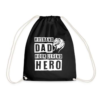 Bras de fer, bras de fer, rotation du poignet - Sac de sport léger - noir - Devant