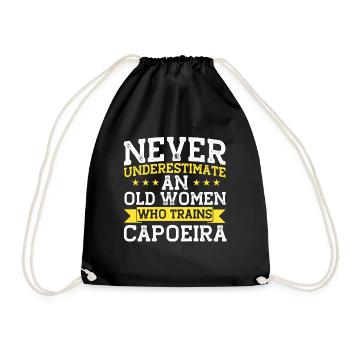 Capoeira Gift Brazil Martial Arts Capoeira - Drawstring Bag - black - Front