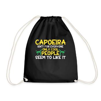Capoeira Cadeau Brésil Arts Martiaux Capoeira - Sac de sport léger - noir - Devant