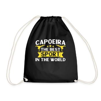 Capoeira Gift Brazil Martial Arts Capoeira - Drawstring Bag - black - Front