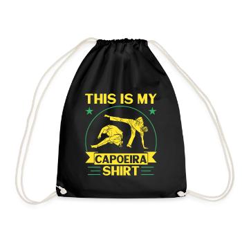 Capoeira Cadeau Brésil Arts Martiaux Capoeira - Sac de sport léger - noir - Devant