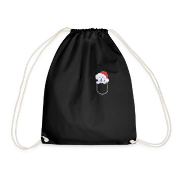 Malteser Merry Christmas - Drawstring Bag - black - Front