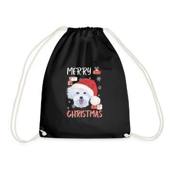 Malteser Merry Christmas - Drawstring Bag - black - Front