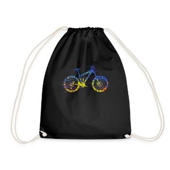 Vélo Cycliste VTT VTT - Sac de sport léger - noir - Devant