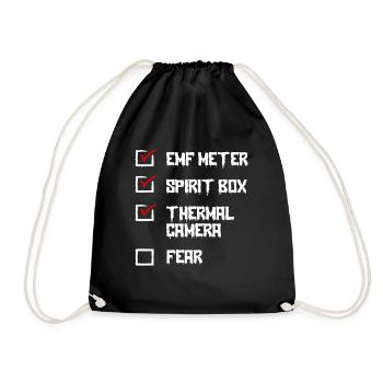 Ghost Hunter, compteur EMF, caméra thermique - Sac de sport léger - noir - Devant