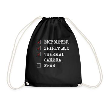 Ghost Hunter, compteur EMF, caméra thermique - Sac de sport léger - noir - Devant