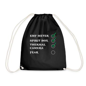 Ghost Hunter, compteur EMF, caméra thermique - Sac de sport léger - noir - Devant
