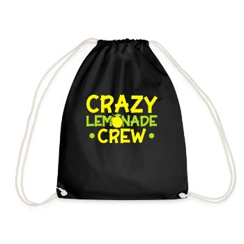 Limonadenstand Zitronensaft Limonade Geschäft - Turnbeutel - Schwarz - Vorne