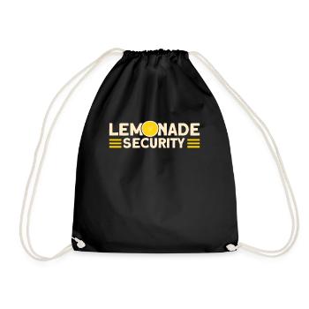 Lemonade Stand Lemon Juice Lemonade Shop - Drawstring Bag - black - Front