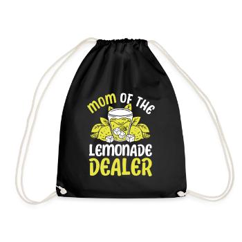 Limonadenstand Zitronensaft Limonade Geschäft - Turnbeutel - Schwarz - Vorne