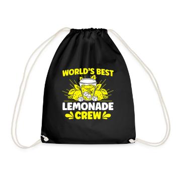 Lemonade Stand Lemon Juice Lemonade Shop - Drawstring Bag - black - Front