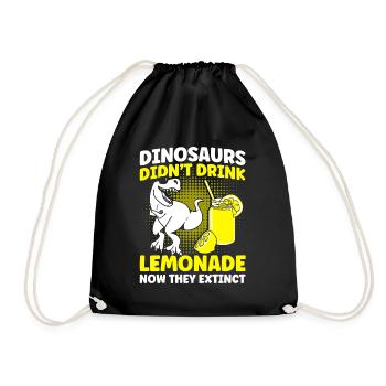 Lemonade Stand Lemon Juice Lemonade Shop - Drawstring Bag - black - Front