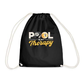Idée cadeau billard Billard Player Pool Snooker - Sac de sport léger - noir - Devant