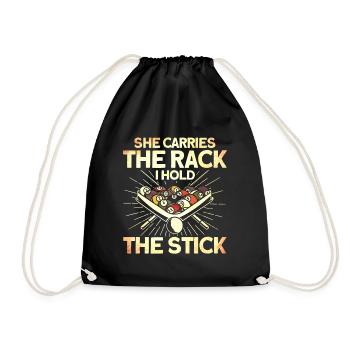 Idée cadeau billard Billard Player Pool Snooker - Sac de sport léger - noir - Devant