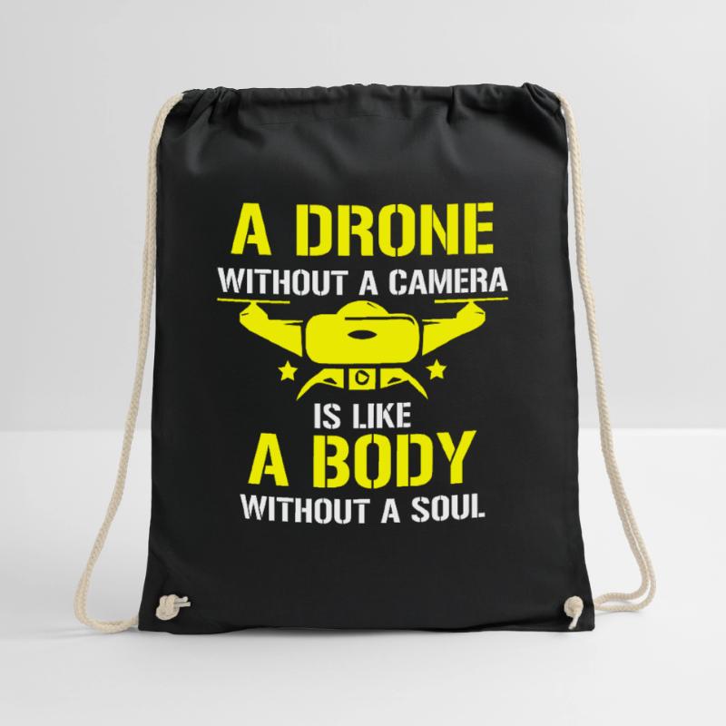 Drone flying, drones, drones, model aircraft Drawstring Bag