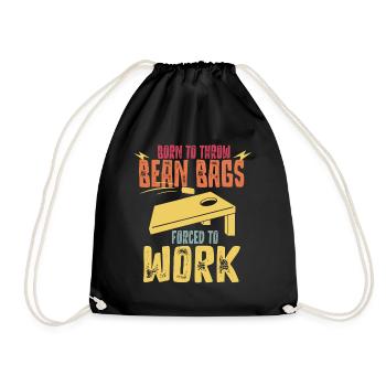 Cornhole, cornhole, cornhole player - Sac de sport léger - noir - Devant