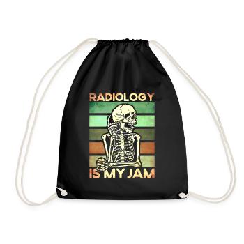 Radiology Radiologist Radiology Technician - Drawstring Bag - black - Front