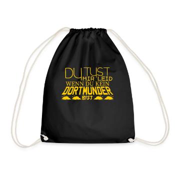 Dortmund drôle de dicton pour Dortmunder - Sac de sport léger - noir - Devant