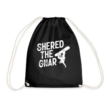 Snowboarders, snowboarders - Sac de sport léger - noir - Devant