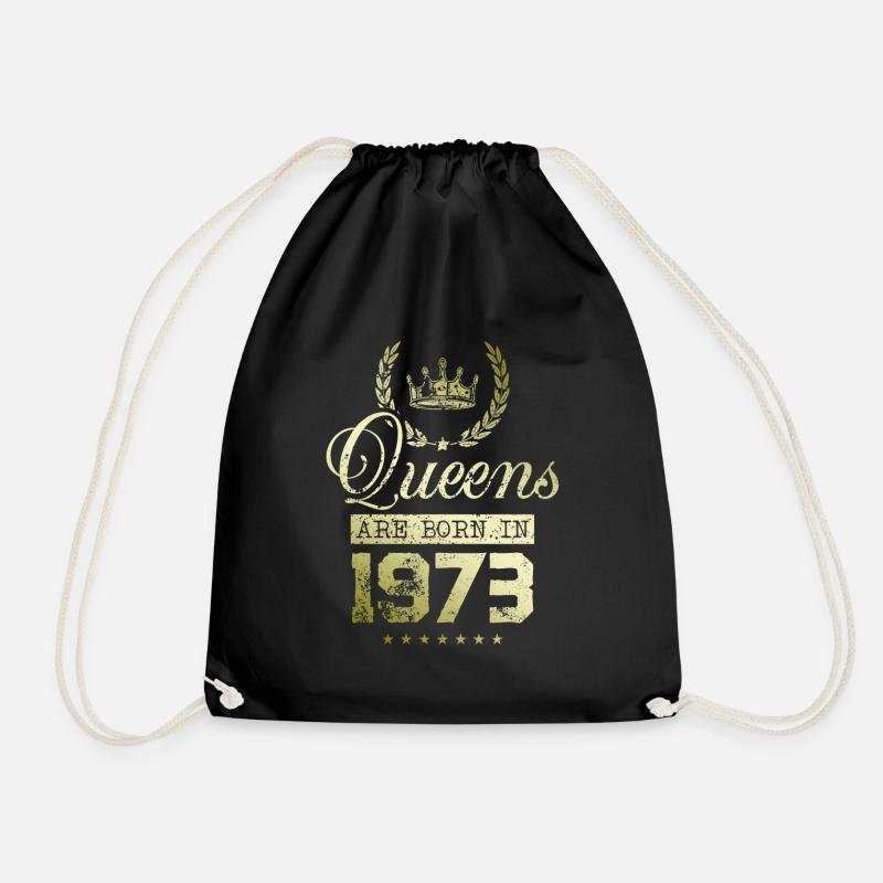 Queens born in 1973 - Turnbeutel - Schwarz