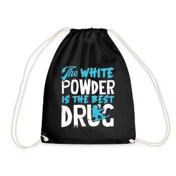 Snowboarders, Vacances snowboard, Équipement de snowboard - Sac de sport léger - noir - Devant