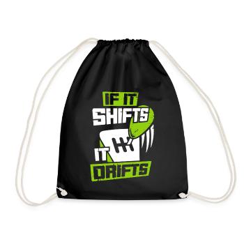 Tuning, sports cars, racing cars - Drawstring Bag - black - Front