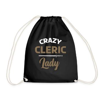 Larp, Larping, Role Play - Drawstring Bag - black - Front