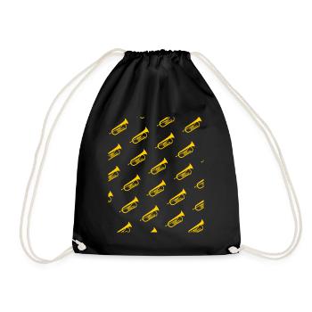 Flugelhorn Orchestra Horn - Drawstring Bag - black - Front