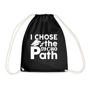 Psychologist- Psychology Gift - Drawstring Bag - black - Front
