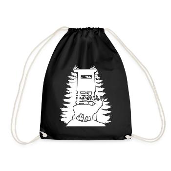 Hunter High Forest Hunting Hunter - Drawstring Bag - black - Front